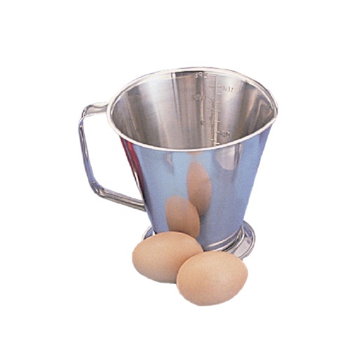 [J736] Maatbeker RVS 1Ltr