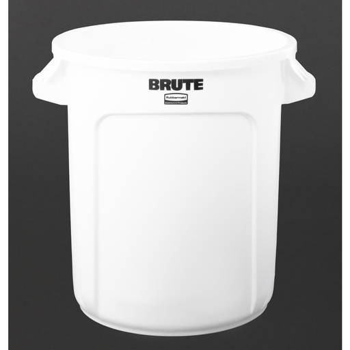 [L651] Rubbermaid Brute ronde container wit 37,9L
