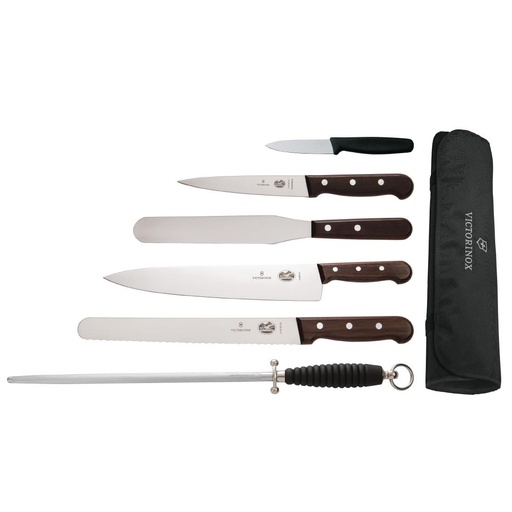 [S189] Victorinox 6-delige messenset met 25cm koksmes