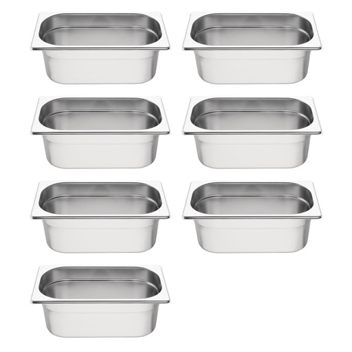 [S408] Vogue GN bakken set 7x GN 1/4 (7 stuks)