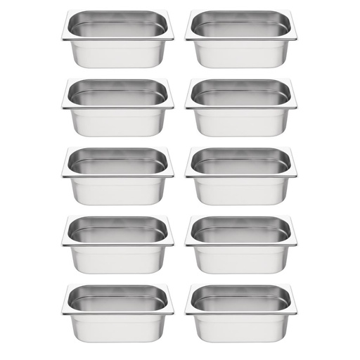[S410] Vogue GN bakken set 10x GN 1/4 (10 stuks)