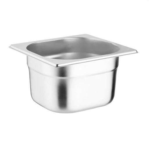 [S431] Vogue roestvrijstalen gastronormbakken set met deksels 1/6 (set van 4)