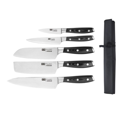 [S617] Vogue Tsuki Series 7 5-delige messenset met foedraal