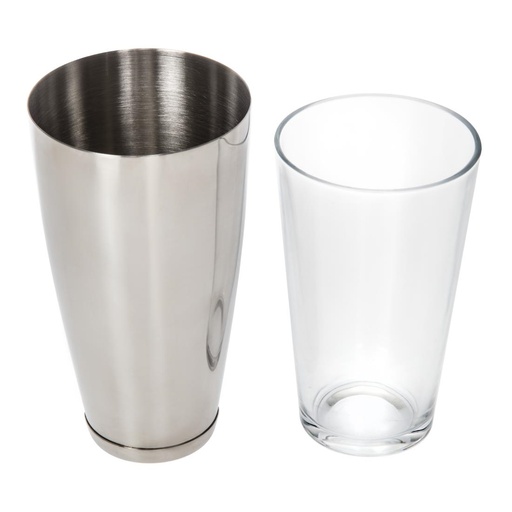 [S766] APS boston cocktailshaker en glas