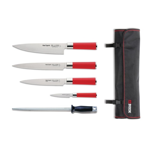 [S902] Dick Red Spirit 5-delige messenset met foedraal