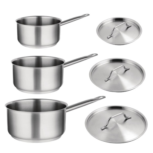 [SA617] Vogue 3-delige RVS steelpannen set