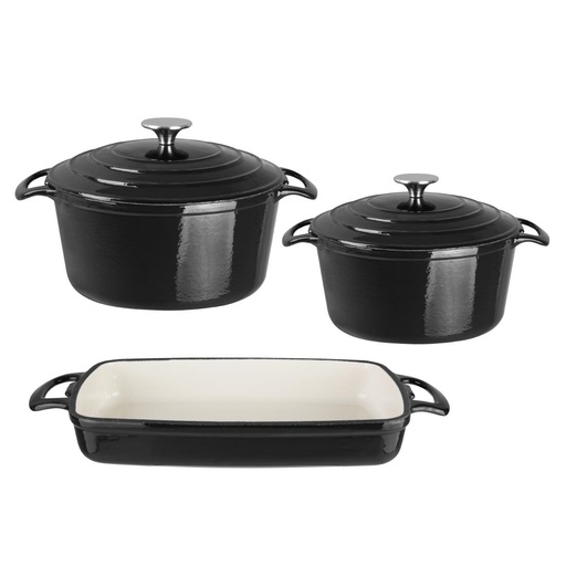[SA620] Vogue 3-delige set braadpannen en ovenschaal