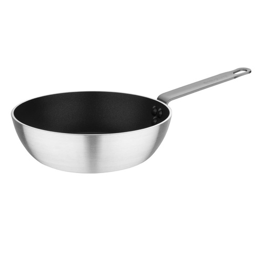 [T355] Vogue anti-aanbak aluminium conische sauteuse 24cm