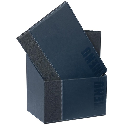 [U270] Securit Contemporary Menuhoezen En Opbergdoos A4 Blauw (20 Stuks)