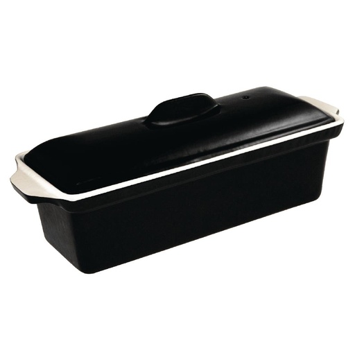 [U560] Vogue paté- en terrinevorm zwart 1,7Ltr