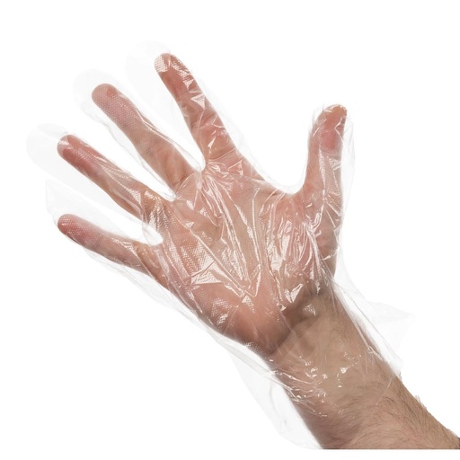[U601] Disposable handschoenen transparant (100 stuks)