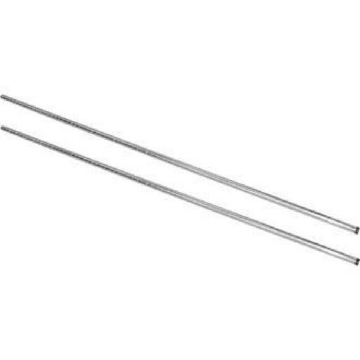 [U888] Vogue chroom staanderset voor Vogue voorraadrekken 183cm (2 stuks)