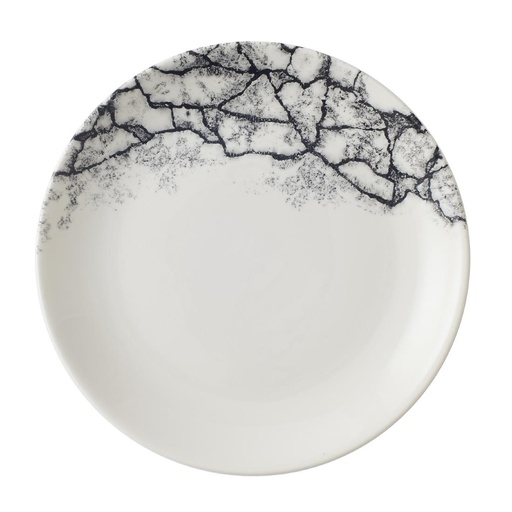 [CU667] Churchill Kintsugi Accents Quartz Black Evolve Coupe Bord 16.5cm (pak van 12)