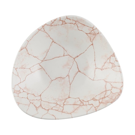 [CX687] Churchill Studio Prints Kintsugi Lotus Coral Schalen 228mm (Pak Van 12)