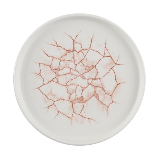 [CX688] Churchill Studio Prints Kintsugi Coral Borden 220mm (Pak Van 6)