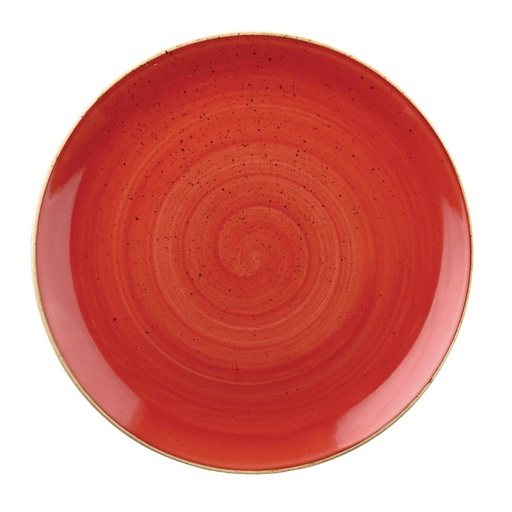 [DB060] Churchill Stonecast Berry Red Evolve Coupe Bord 28.6cm (pak van 12)