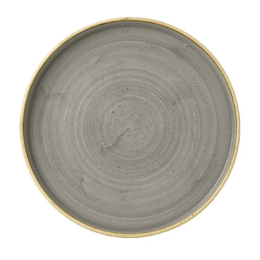 [FC163] Churchill Stonecast Grey Bord Met Opstaande Rand 25.9cm (pak van 6)