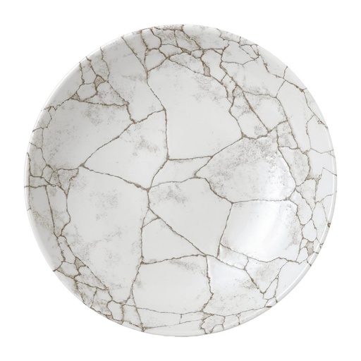 [FJ802] Churchill Studio Prints Kintsugi Agaat Grey Borden 217mm (Pak Van 12)