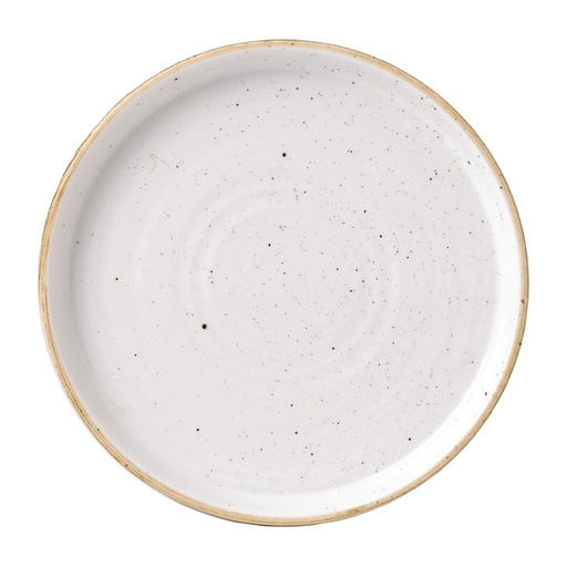 [FJ917] Churchill Stonecast Barley White Bord Met Opstaande Rand 16cm (pak van 6)