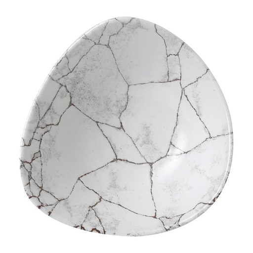 [FR063] Churchill Studio Prints Kintsugi Agate Grey Lotus Schalen 177mm (Pak Van 12)