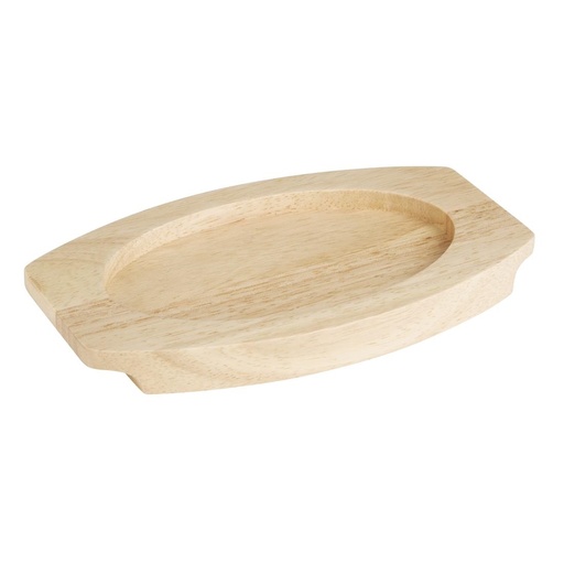 [FU295] Olympia Hevea Bord Voor Gietijzeren Ovale Orenschotel 210x120mm Voor Fw819