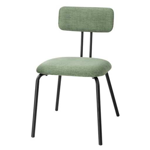 [FU501] Bolero Fairfield Stoelen - Donker Walnoot/Groen Mix (Set 2)