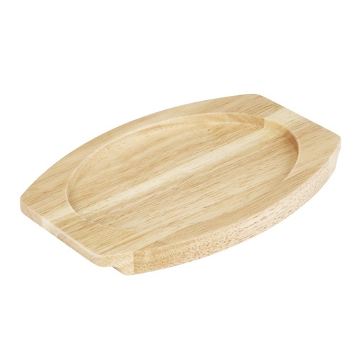 [FW977] Olympia Hevea Bord Voor Gietijzeren Ovale Orenschotel 260x165mm Voor Fw817