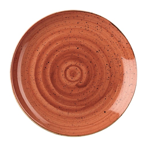 [GP941] Churchill Stonecast Spiced Orange Evolve Coupe Bord 28.8cm (pak van 12)
