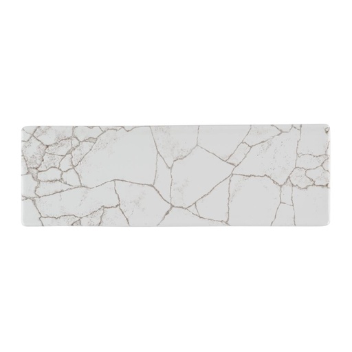 [HR307] Churchill Studio Prints Kintsugi Agate Grey Ovaal Bord 33 x 11cm (pak van 6)
