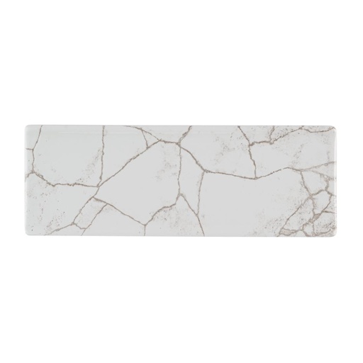 [HR309] Churchill Studio Prints Kintsugi Agate Grey Ovaal Bord 25 x 9cm (pak van 6)