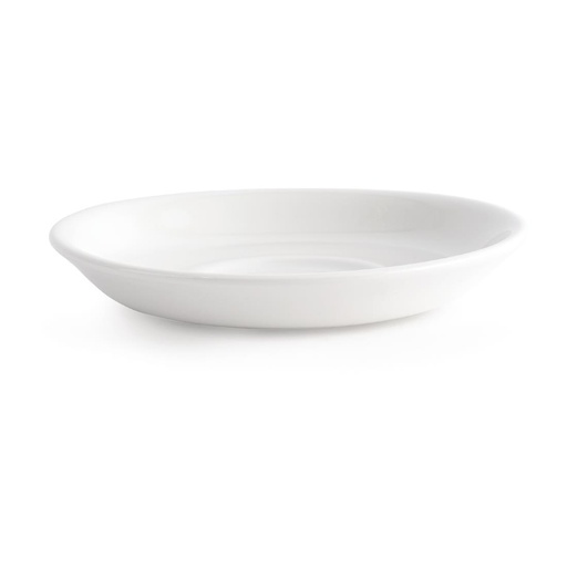 [P881] Churchill White espresso schotel 11.4 cm pak van 24