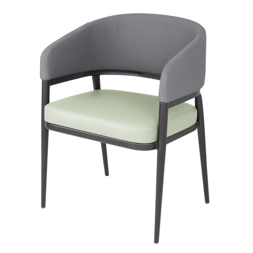[FU520] Bolero Meridian Interieurstoelen - Pistachegrijs (Set Van 2)