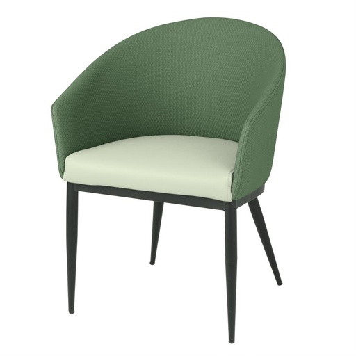 [FU522] Bolero Sloane Interieur Eetkamerstoelen - Groene Bos Mix (Set Van 2)