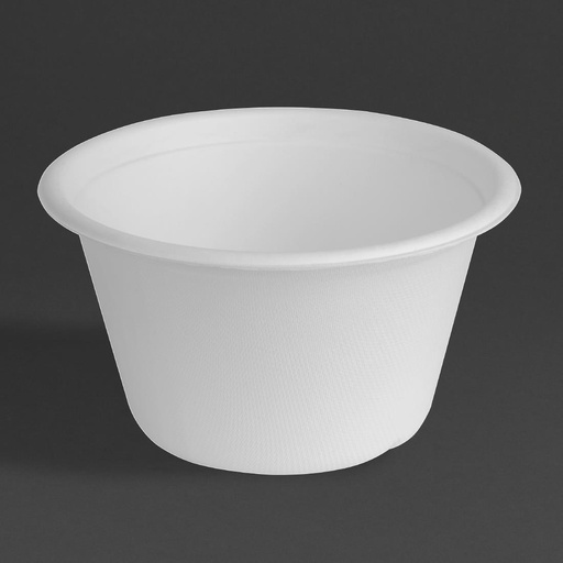 [HW022] Fiesta Composteerbare Bagasse Kom Basis 500ml (Pak Van 50)