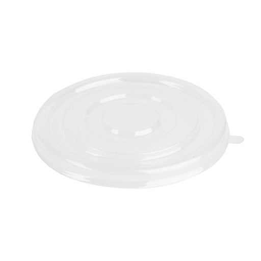 [HW026] Fiesta Recycleerbare Deksel Voor 400/500ml Kommen (Verpakking Van 50)