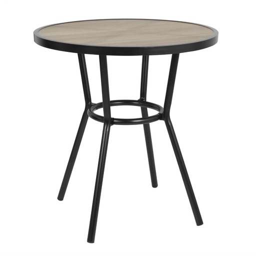 [DX986] Bolero Marston Ronde Buitentafel Zwart 700mm