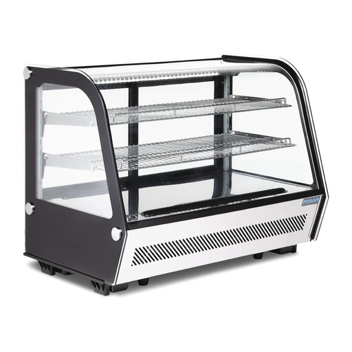 [GP291] Polar G-Serie Energiezuinige Aanrecht Voedselexpositie Koelkast Zwart 160Ltr