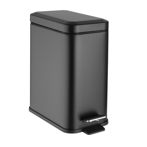 [HT476] Jantex Slanke Washroom Prullenbak Zwart 5Ltr