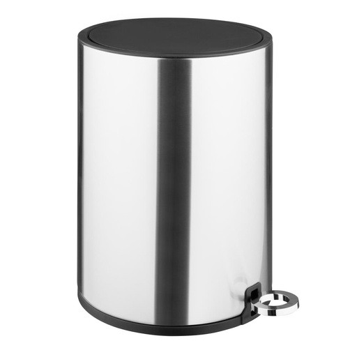 [HT478] Jantex Ronde Geborsteld Stalen Pedaalemmer 3Ltr