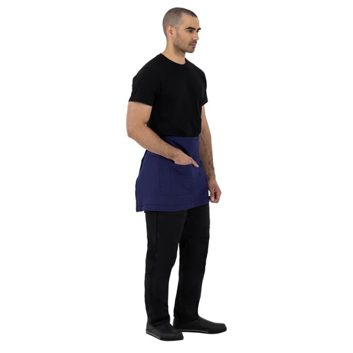 [BA118] Southside Katoenen Canvas Tailleschort Marineblauw
