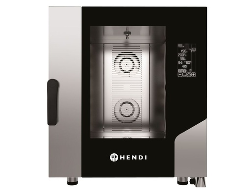 [219959] HENDI Hetelucht stoomoven Contact 7x GN 1/1 219959