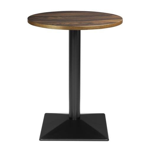 [HW853] Bolero Complete Tafel Rond Donker Hout Effect 600mm