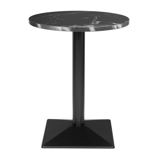 [HW854] Bolero Complete Tafel Rond Zwarte Steen Effect 600mm