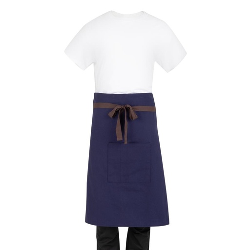 [BA165] Southside Katoenen Canvas Bistro Schort Marine