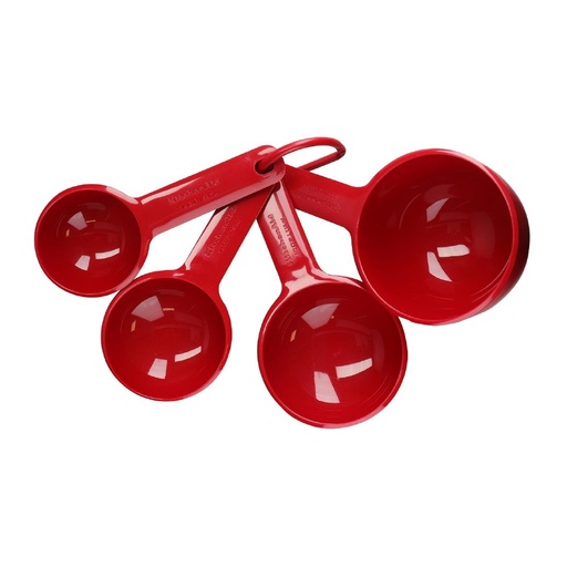 [DX304] Kitchenaid Maatbekers Empire Rood (4 stuks)