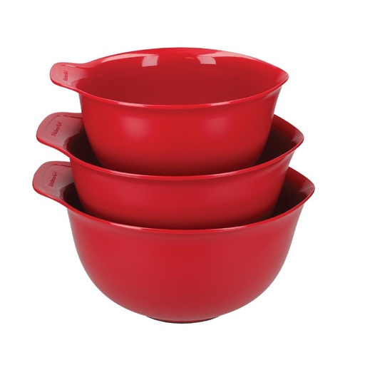 [DX310] Kitchenaid Mengkommen Empire Rood (Set Van 3)