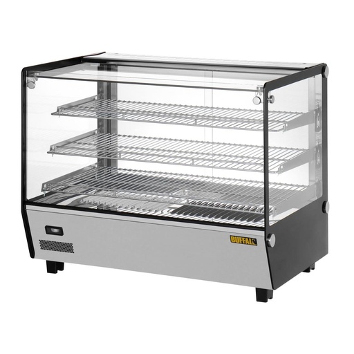 [HW924] Buffalo Vierkante Aanrecht Verwarmde Display Merchandiser 160Ltr