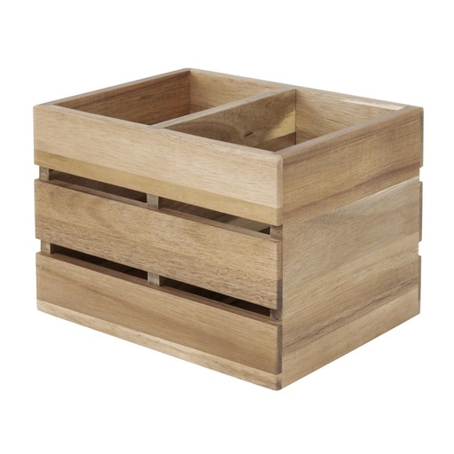 [HX387] Olympia Tafelorganisator Acaciahout 210x160x150mm