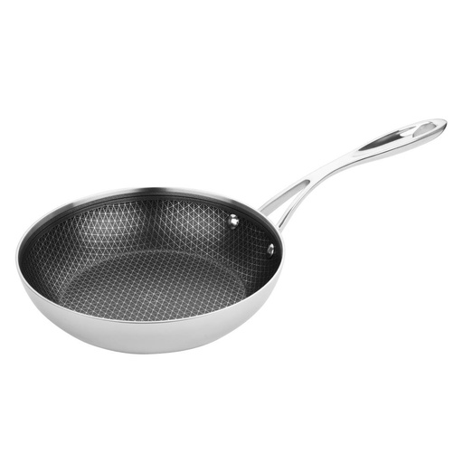 [GP187] Vogue Tri-Shield Roestvrijstalen Koekenpan met Clad Coating, 20 cm