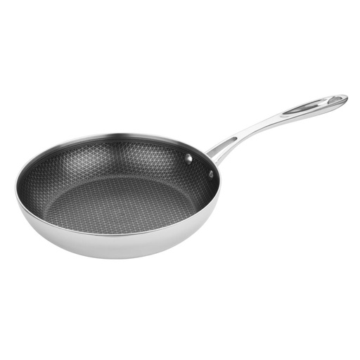 [GP188] Vogue Tri-Shield Roestvrijstalen Koekenpan met Clad Coating, 24 cm